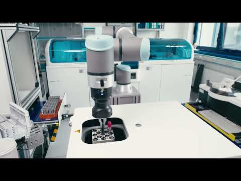 Diabots Lab Automation. Stationary Robot- Short Movie