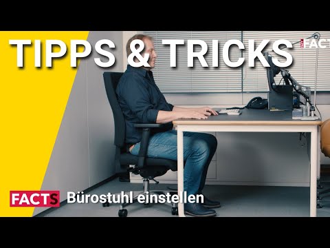 Bürostuhl einstellen: richtige Ergonomie am Arbeitsplatz