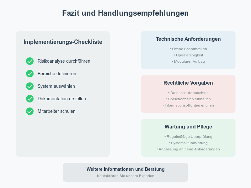 Handlungsempfehlung