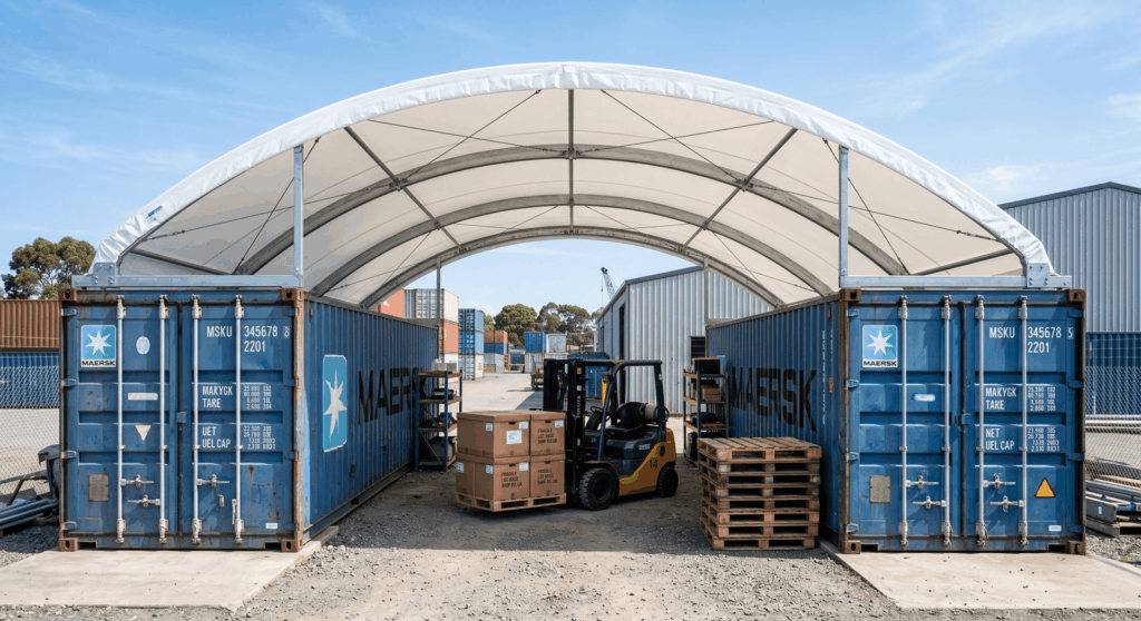 Containerüberdachung